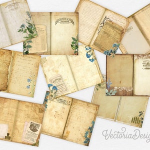 Mega Ephemera File Folders Junk Journal Kit, Digital Journal Kit, Junk Journal Supplies, Journal File Folders, Journal DIY, Kit 001948 image 5