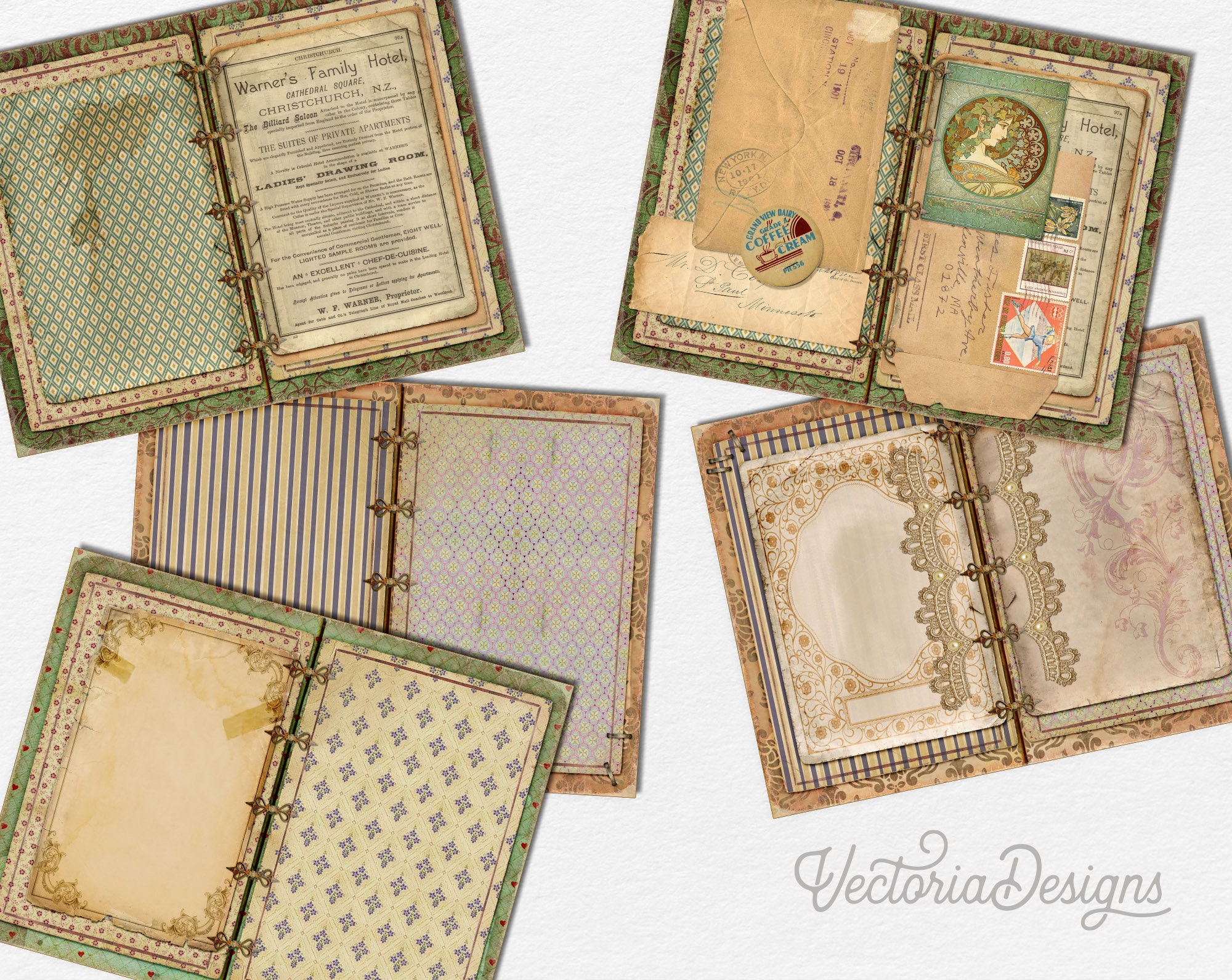 Memories Junk Journal Kit Printable Junk Journal Digital - Etsy