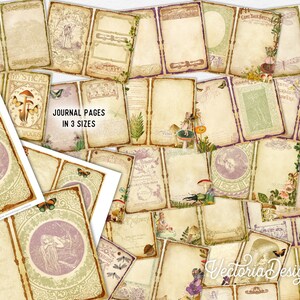 Fairy Woods DELUXE Crafting Printables Kit, Fairy Embellishments, Fairy Junk Journal, Fairies, Printable Journal, Journal Tutorial 002662 image 3