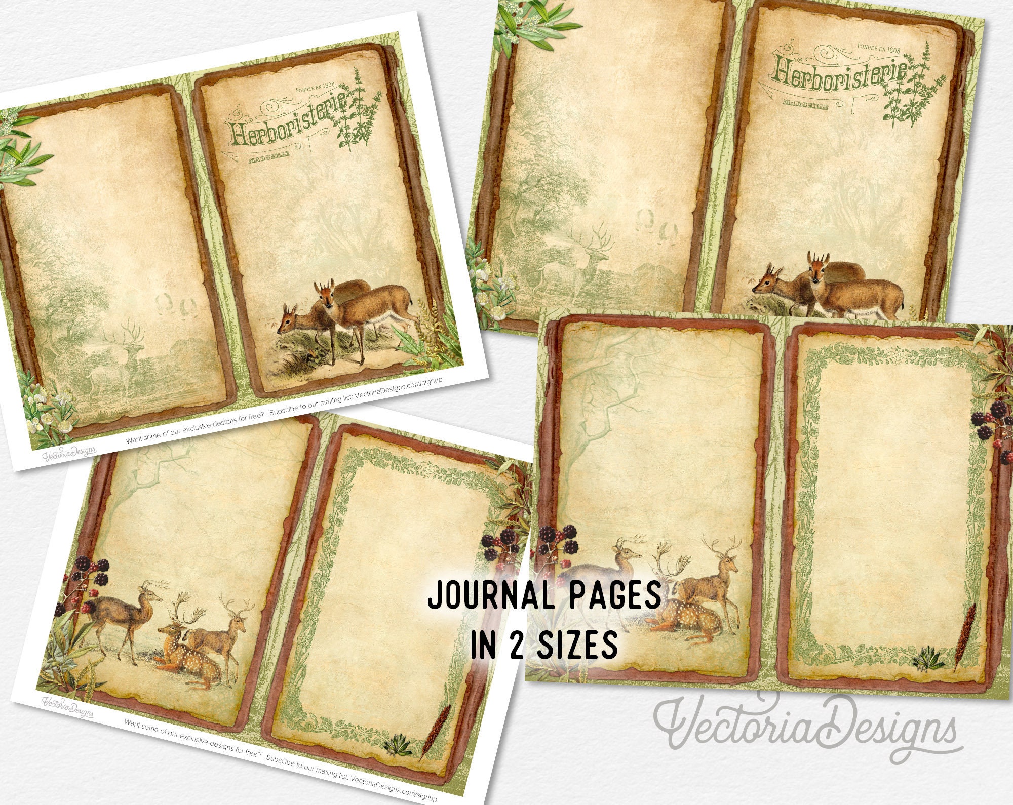 Forest Findings Junk Journal Kit Nature Junk Journal Kit 