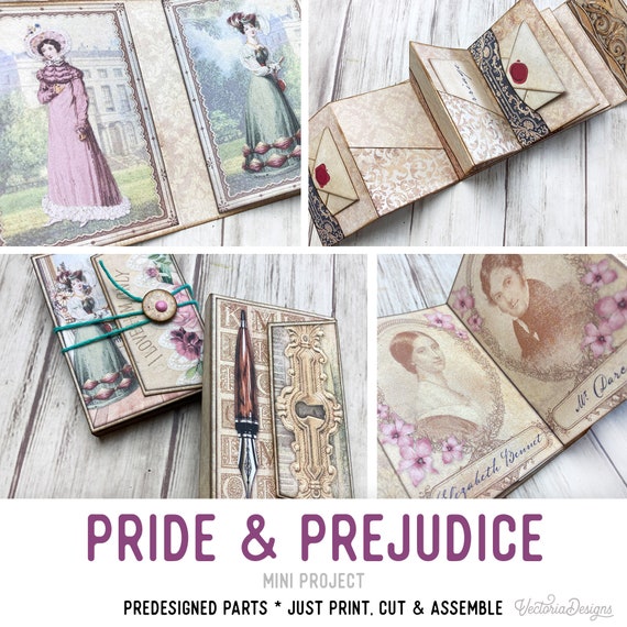 Pride and Prejudice Mini Booklet (Printable Craft Project) - 003042