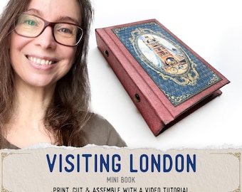 Visiting London DIY Mini Book Printable Craft - 004135