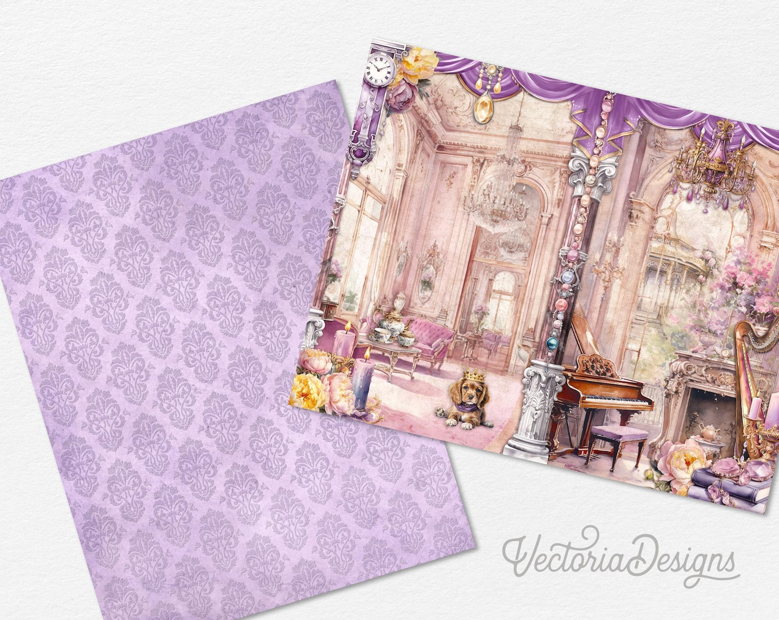 Princess Heritage Junk Journal Kit, Princess Junk Journal Kit Princess ...