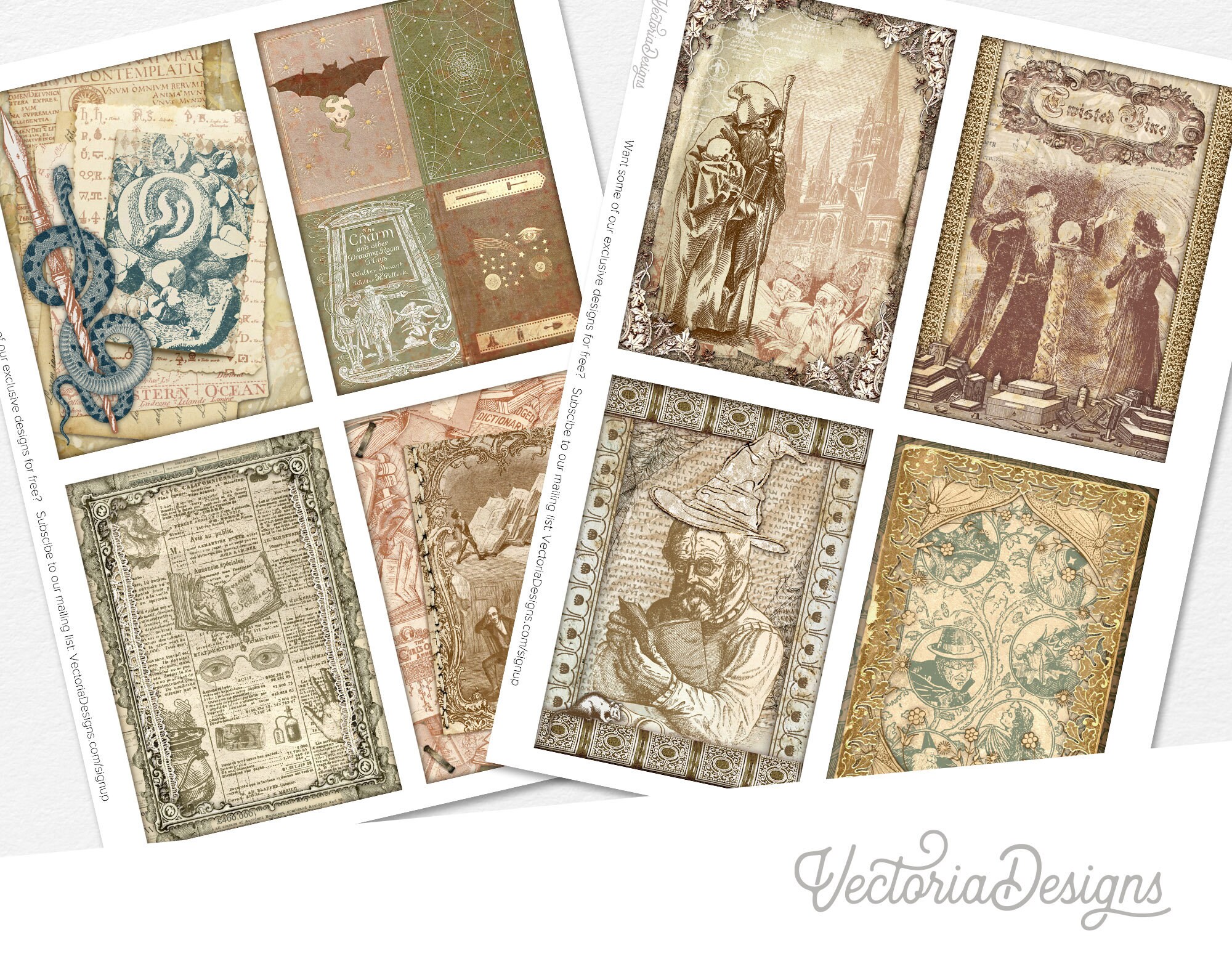 Magical Tales Cards Printable Cards Magic Cards Junk - Etsy