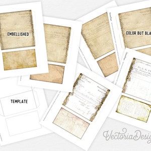 Mega Ephemera File Folders Junk Journal Kit, Digital Journal Kit, Junk Journal Supplies, Journal File Folders, Journal DIY, Kit 001948 image 4