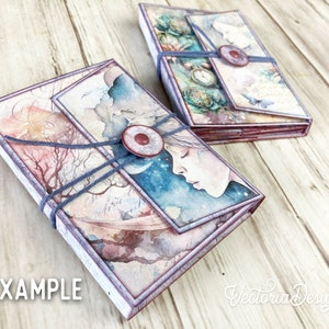 Tiny Mini Booklet Templates Mini Booklet Craft Kit Mini Project Junk