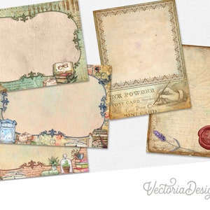 Book Lover Journal Cards, Printable Cards, Journaling Cards, Junk Journal Embellishments, Printable, Scrapbooking, Craft Printables - 002576