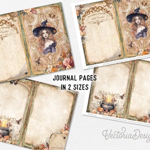 Victorian Witches Junk Journal Kit Printable Junk Journal Witch ...