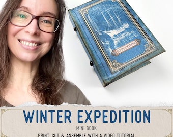 Winter Expedition Mini Book Printable - 003921