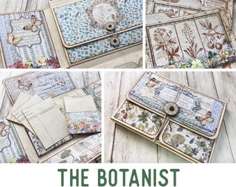 Botanist Mini Project Ambachten Bibliotheekkaarten Folio Botanisch Boekje Craft Kit Folio Kit Junk Journal Add On Printable Craft Kit 003021