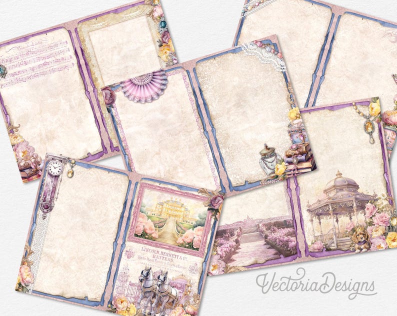Princess Heritage Junk Journal Kit ADD-ON, Printable Craft Kit With ...