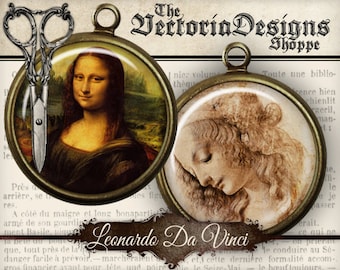 Leonardo Da Vinci Circles - 1 inch / 20mm / 18mm / 16 mm / 14mm / 0.5 inch - 000056