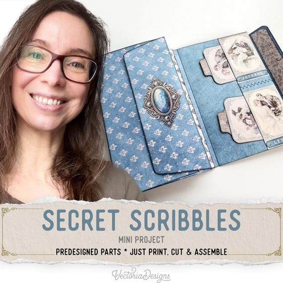 Secret Scribbles Craft Folio Booklet - Mini Project (Printable) 003376