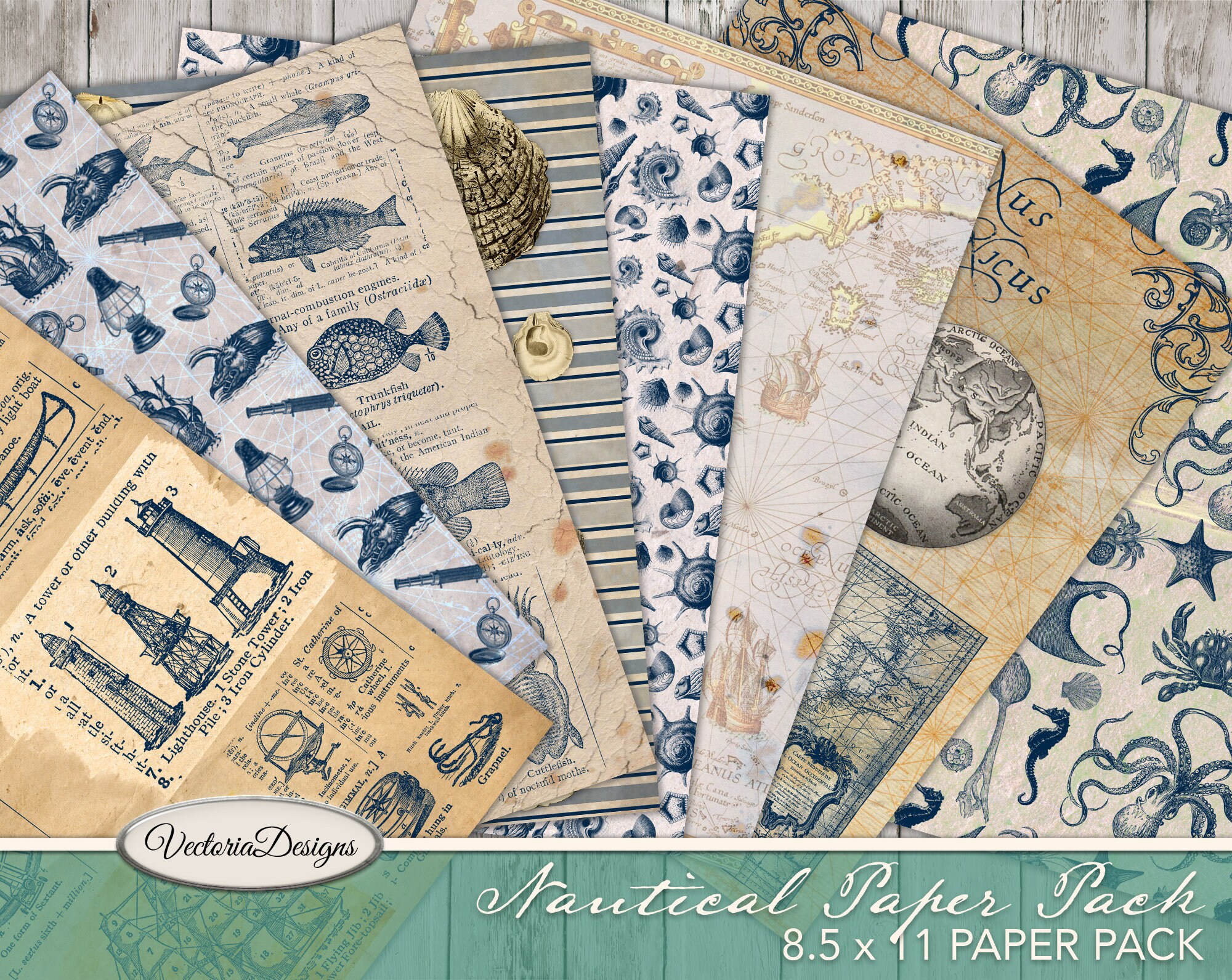 Essay on sea pack with outline image