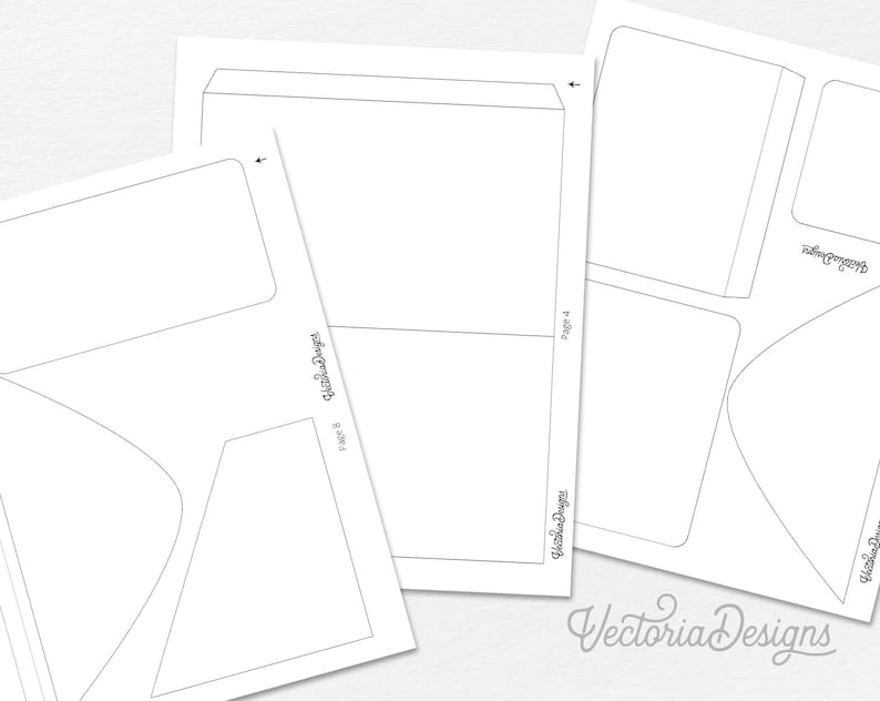 Mini Folio Templates Folio Craft Kit Vacation Crafts Folio Kit Junk ...