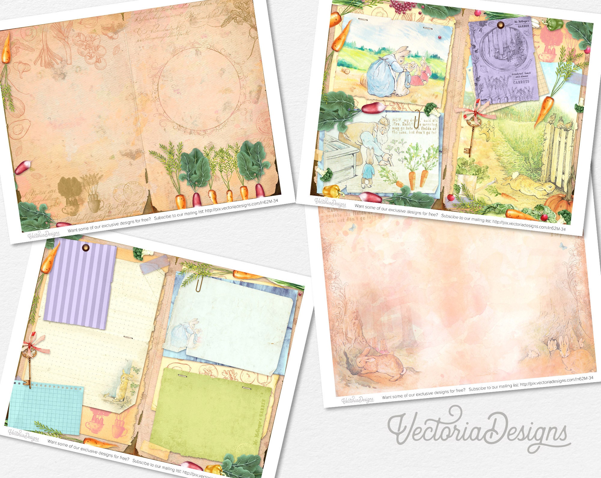 Peter Rabbit DELUXE Junk Journal Kit, Journal Printables, Ephemera Junk  Journal, Junk Journal Supplies, Beatrix Potter, Baby Shower 002302