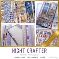 Night Crafter Junk Journal Kit (DELUXE) - New Printable Craft Kit with Journal Pages, Embellishments & Papers - 004053