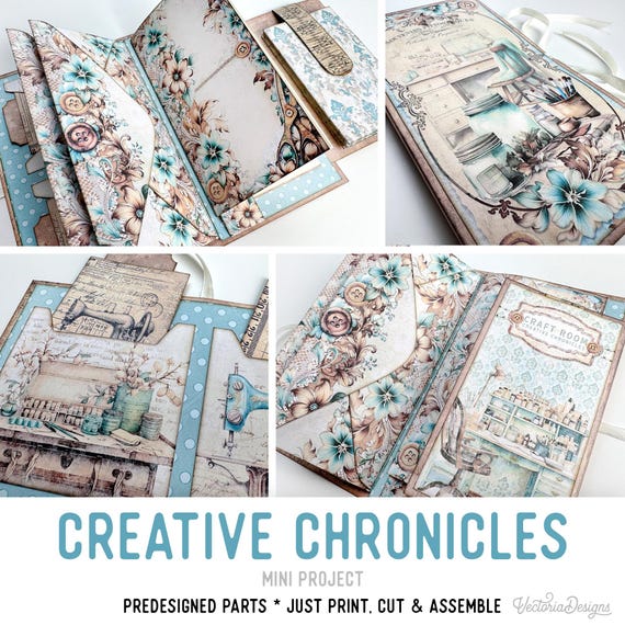 Creative Chronicles Mini Folio (Printable Craft Kit) - 003633