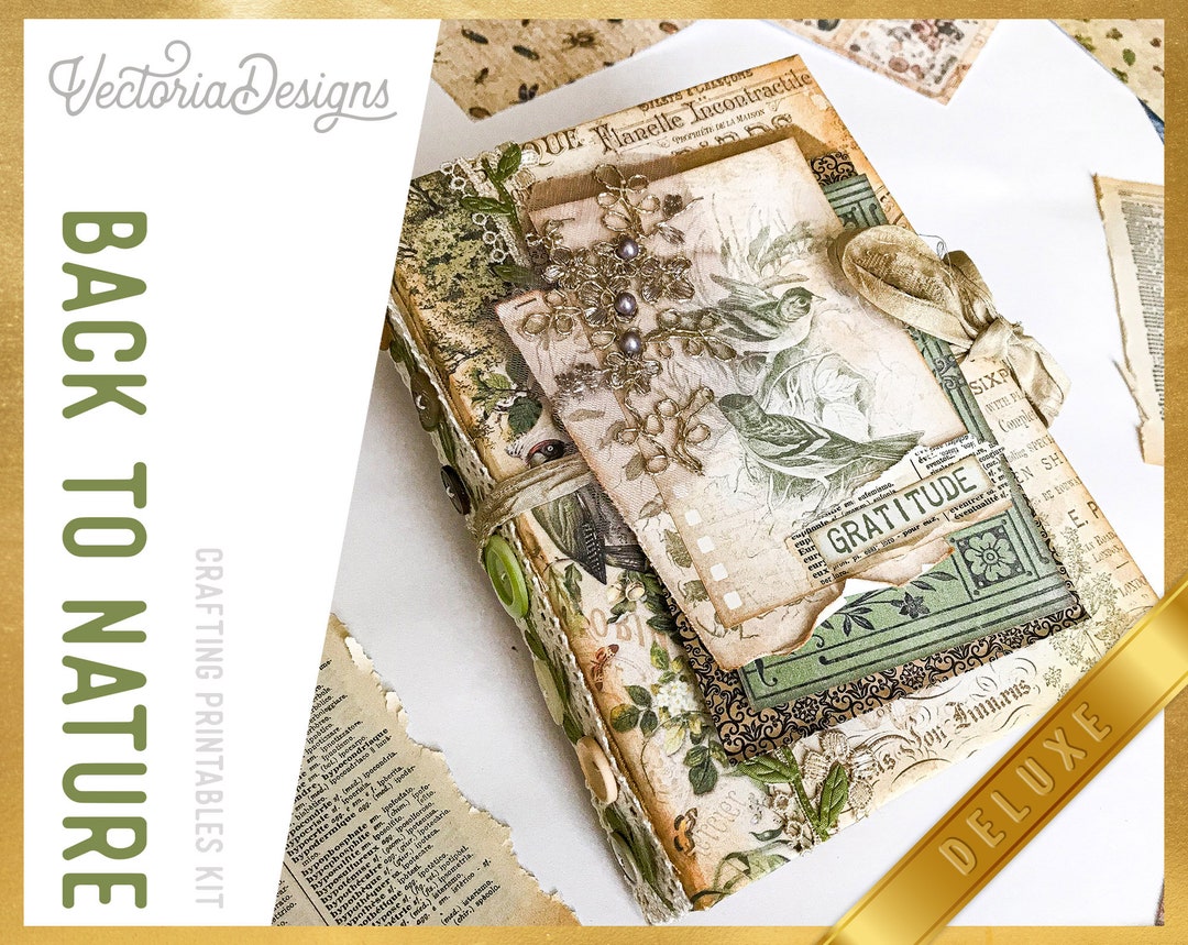 Back to Nature DELUXE Crafting Printables Kit, Nature Embellishments ...