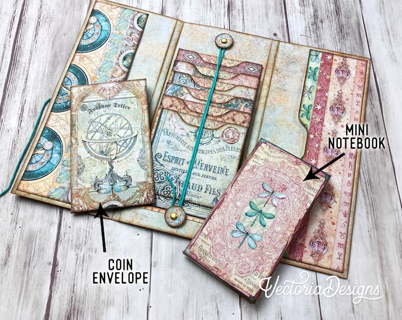 Fortune Teller Mini Project Summer Crafts Booklet Craft Kit Folio Kit Junk Journal Printable Craft kits Printable Gift PDF 002812 image 9