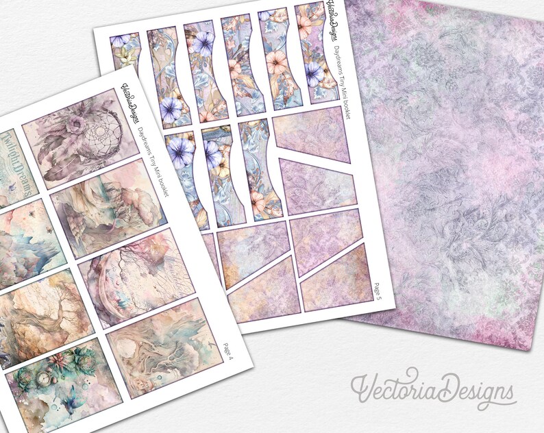 Daydreams Tiny Mini Booklet Mini Project Booklet Craft Kit Folio Kit ...