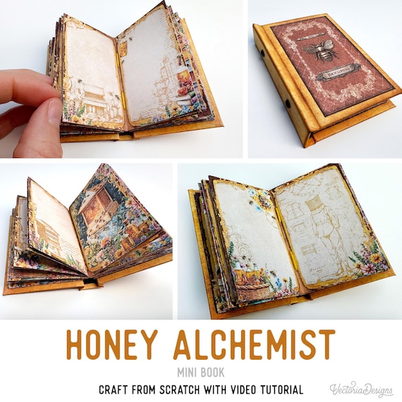 Honey Alchemist DIY Mini Book Printable Craft Project - 004062