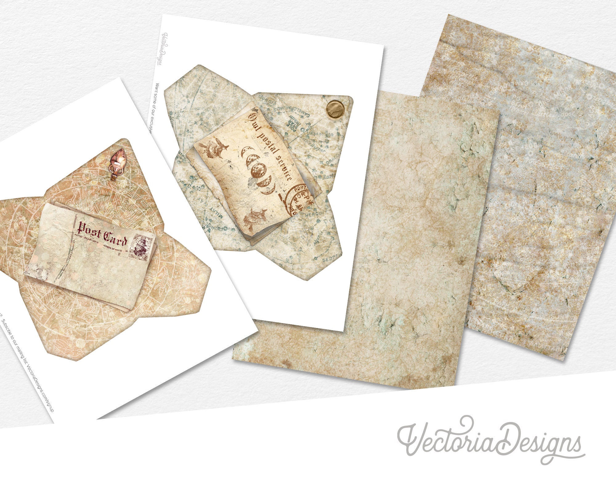 Magic Envelopes Printable Magic Envelopes Vintage Envelopes Magic