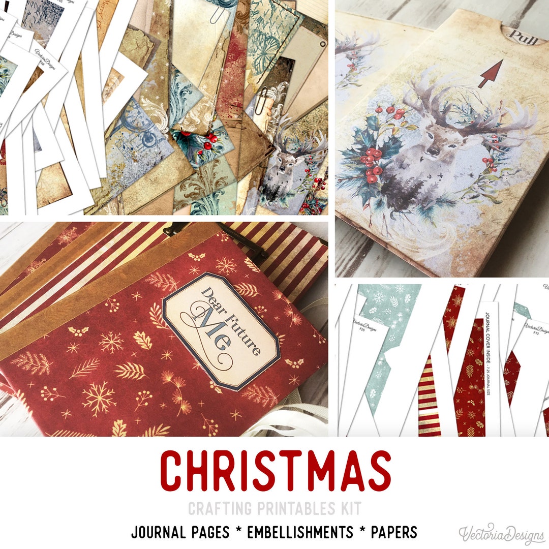 Christmas Mega Junk Journal Project Pack, Christmas in Juli Crafting ...