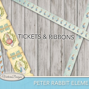 Peter Rabbit Digital Paper, Junk Journal Printable, Beatrix Potter ...