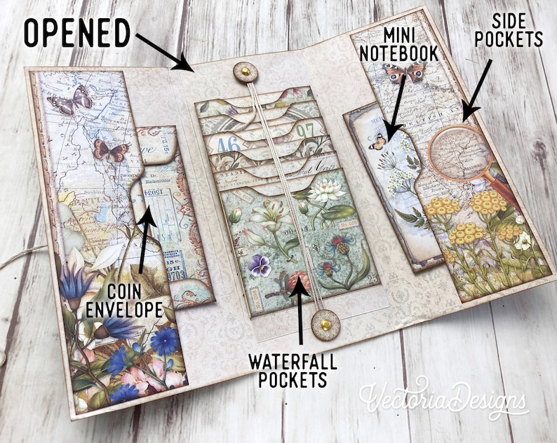 Strange Herbs Mini Project Waterfall Booklet Botanical Craft Kit Folio ...