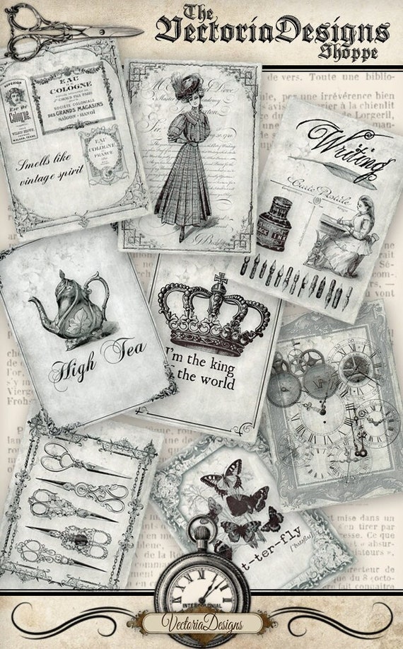 Memories Atc Images 2 5 X 3 5 Inch Vdatvi0793 Etsy