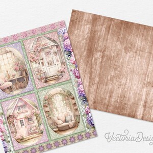 Cottage She-sheds Junk Journal Kit, Printable Pages for Crafting ...