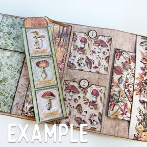 Mini Folio Templates Mini Folio Craft Kit Quick Project Junk Journal ...