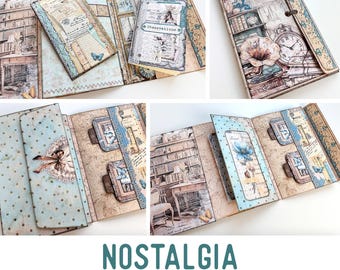Nostalgia Daily Collection Booklet Mini Project Crafts Booklet Memories Craft Folio Junk Journal Add On Printable Craft Kit 003375