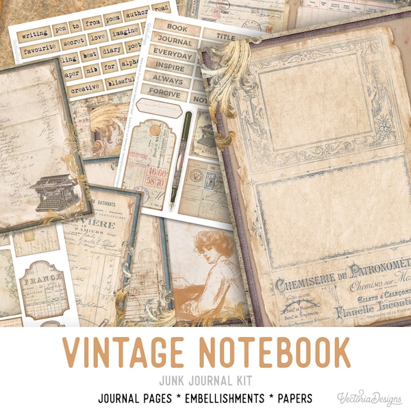 Printable Journal - Etsy