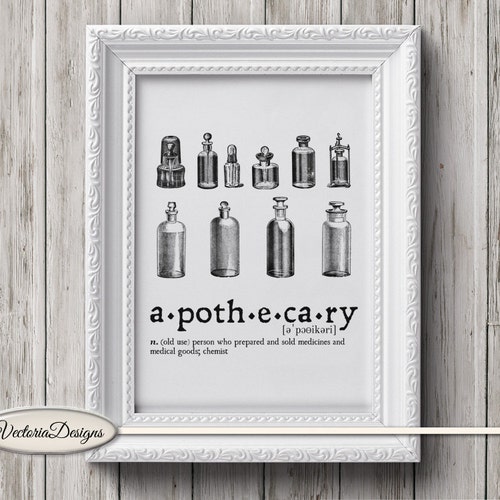 Apothecary Print Printable Art Black And White Print Etsy Apothecary Print Printable Art Black And White Print Etsy