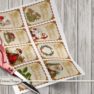 Christmas ATC Cards, Christmas Journal Cards, Junk Journal, Christmas ...