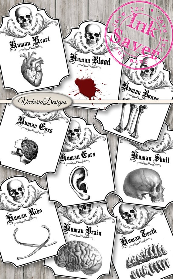 Apothecary Labels Mad Scientist Labels Jar Labels Halloween - Etsy