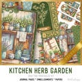 Kitchen Herb Garden Printable Junk Journal Kit (DELUXE) - 004018