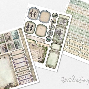 Forgotten Garden Junk Journal Kit, Halloween Junk Journal Kit ...