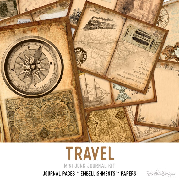 First Edition Travel Notes 30x30 papel scrapbook