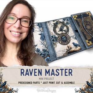 Raven Master Mini Project - Printable Craft Folio - 003827