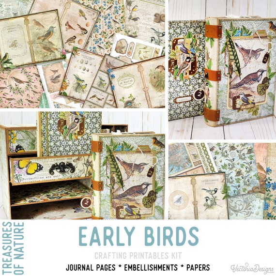 Early Birds (Standard) - Printable Craft Kit - Treasures of Nature - 002335