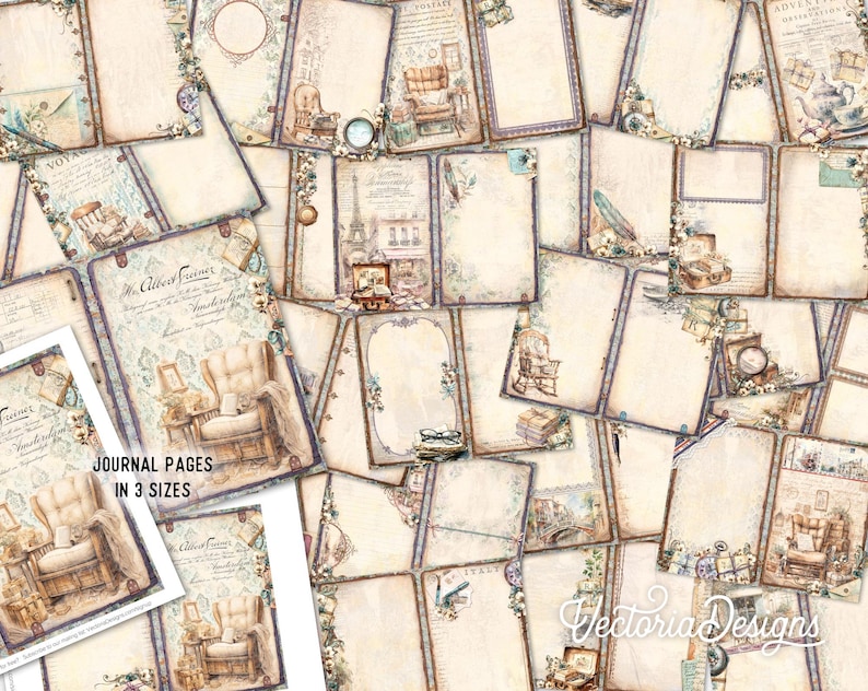 Postal Memories Junk Journal Kit Standard - 003447 - Etsy
