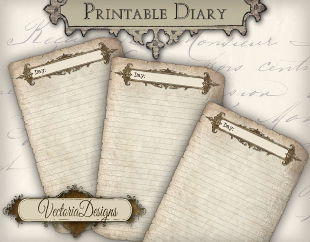 Journal Pages, Vintage Journal, Junk Journal, Printable Journal Journal Pages, Vintage Journal, Junk Journal, Printable Journal