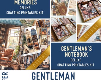 Gentleman Offer - Printable Junk Journal Kits - 004099