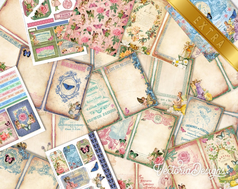 Fairy Woods DELUXE Crafting Printables Kit, Fairy Embellishments, Fairy ...