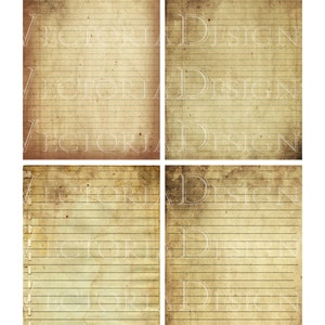 Grunge Journal Pages Printable Journaling Paper Craft Art Hobby ...