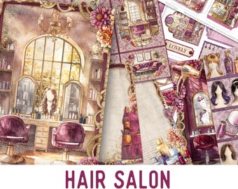 Hair Salon Junk Journal Kit (Standard) - 003753