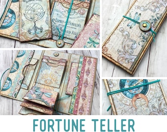 Fortune Teller Mini Project Summer Crafts Booklet Craft Kit Folio Kit Junk Journal Printable Craft kits Printable Gift PDF 002812